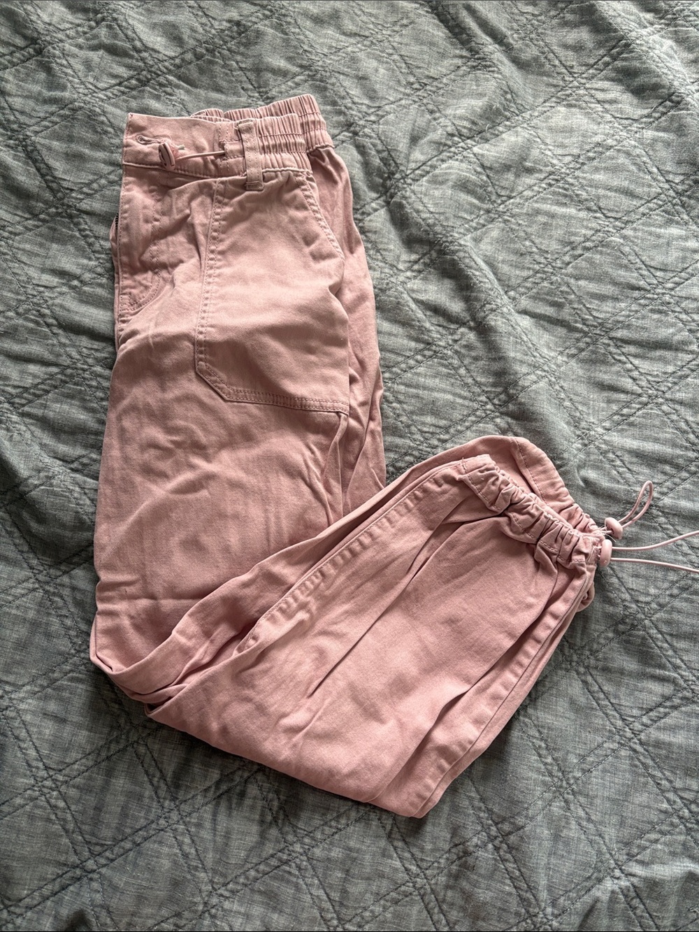 Women’s Pink Drawstring Jogger Pants